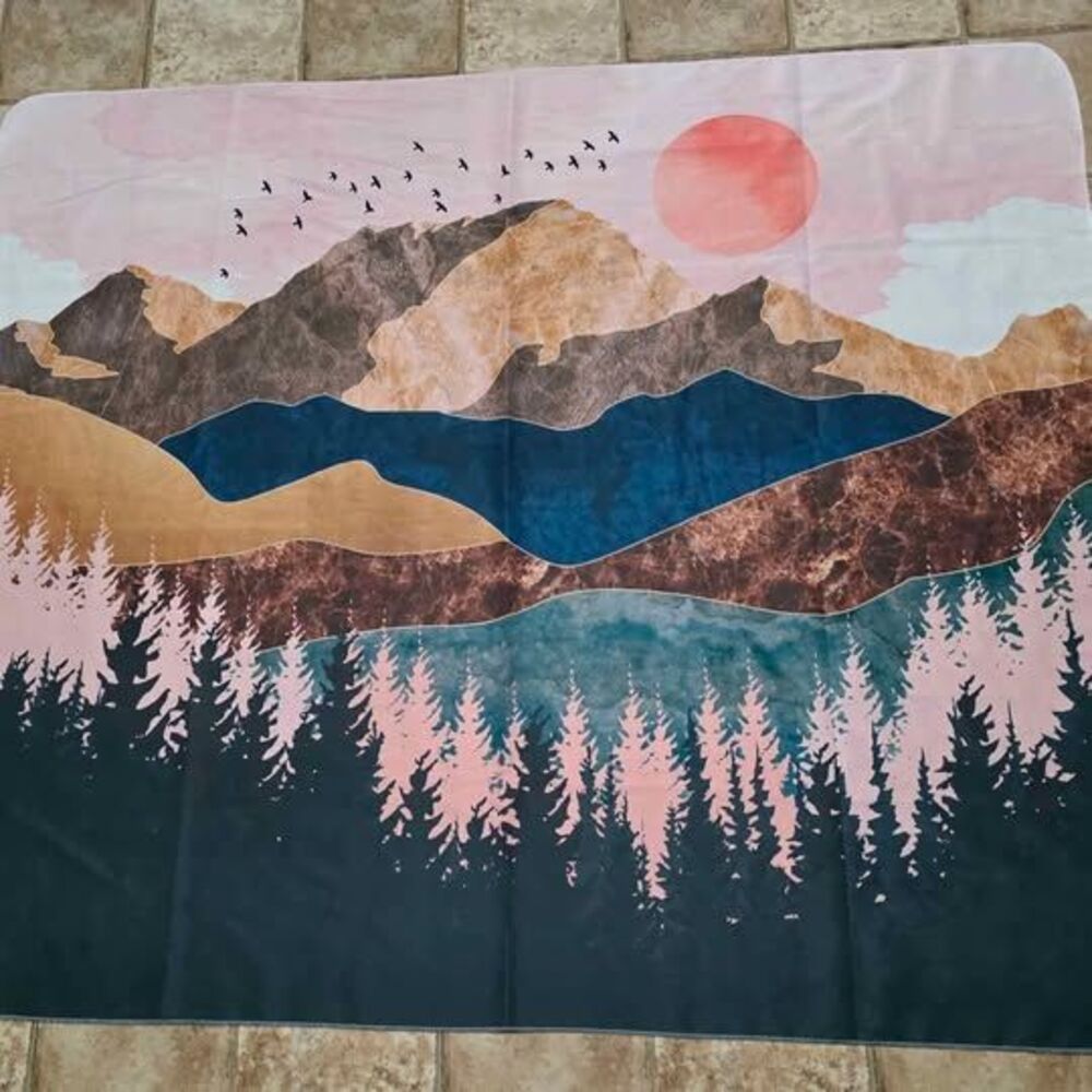 Mountain Landscape Wall Tapestry